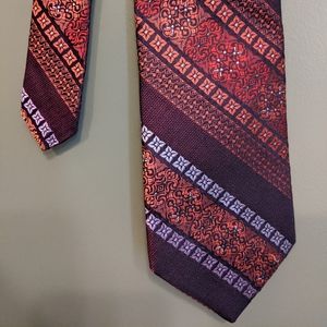Ted Baker London Modern Brocade Tie 100% Silk Used